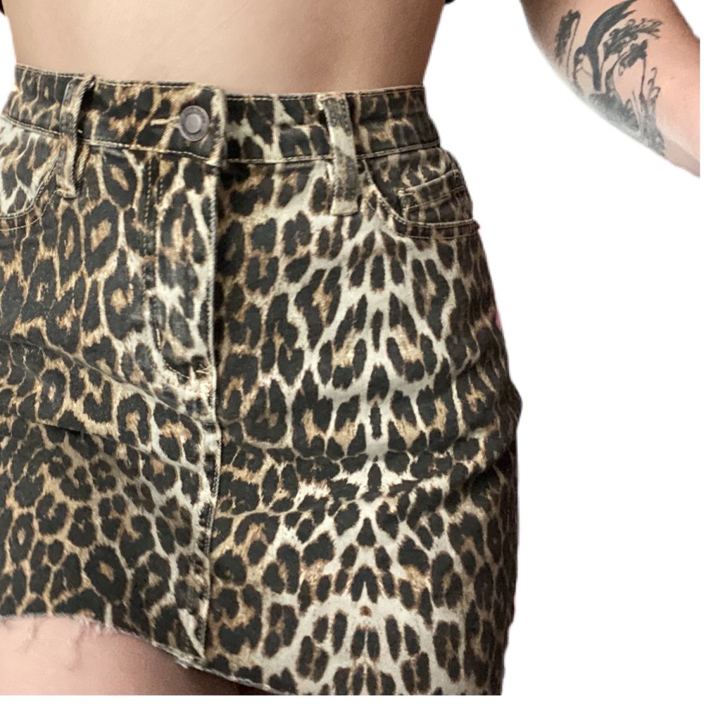 Leopard Mini Skirt